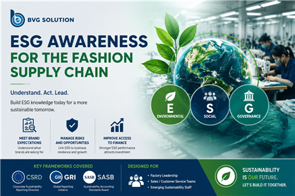 ESG Awareness Training for the Fashion Supply Chain